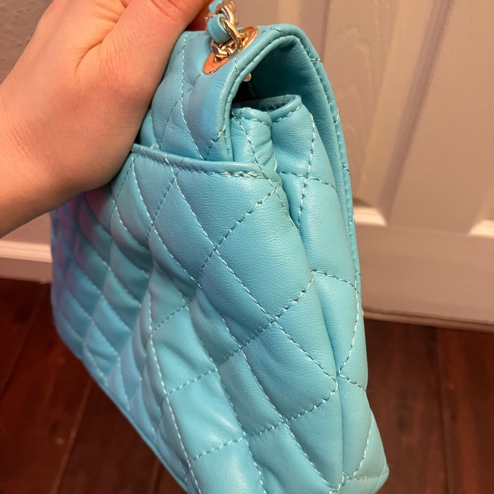 G by Giuliana Quilted Turquoise Crossbody Bag - Picture 5 of 11